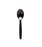 DE239BK Polycarbonate Dessert Spoon Small 17cm Black