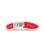 E3403RD Waterproof Digital Folding Probe Thermometer Red