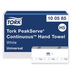 Image of PeakServe FS370 Continuous Paper Hand Towels White H5 1-Ply (Pack of 12)
