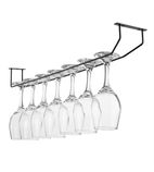 Image of FD989 Wine Glass Rack Black 610mm