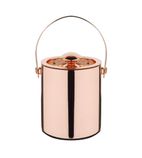 Image of DR740 Double Walled Ice Bucket with Lid 1 Ltr Copper
