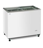 NV2 261 Ltr White Display Chest Freezer With Glass Lid