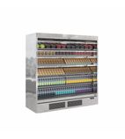 GALAXY+ GP20SS 1955mm Wide Stainless Steel Multideck Display Fridge With Nightblind