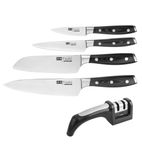 Tsuki Series 7 S789 Knife Set & Sharpener (Pack of 5)