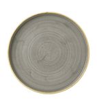 FC164 Stonecast Walled Chefs Plates Peppercorn Grey 210mm (Pack of 6)