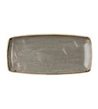 DK562 Rectangular Plates Peppercorn Grey 295 x 150mm (Pack of 12)