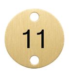 DY776 Table Numbers Bronze (11-15)