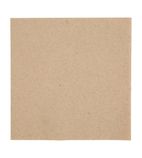 FE217 Recycled Cocktail Napkin Kraft 24x24cm 2ply 1/4 Fold (Pack of 4000)