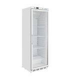 C-Series CZ786 400 Ltr Upright Single Glass Door White Display Fridge