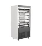 Image of U-Series DY395 950mm Wide Stainless Steel Multideck Display Fridge With Roller Shutter