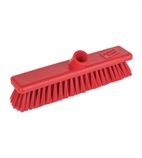 DN830 Hygiene Broom Soft Bristle Red 12"