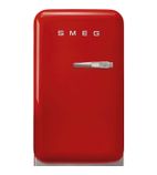 Image of 50s Style FAB5LRD6 40 Ltr Red Solid LH Hinge Door Hotel Minibar Fridge