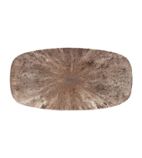 Studio Prints Stone DW394 Rectangular Plates Zircon Brown 153 x 298mm