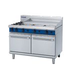 Evolution G528A-N 1200mm 2 Burner Natural Gas Double Static Oven With 900mm Griddle