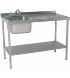 SINK1060R 1000mm Single Bowl Sink With Single Right Drainer