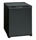 MTE30 30 Ltr Black Solid Door Hotel Minibar Fridge