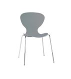 Grey Stacking Plastic Side Chairs (Pack of 4) - GP506