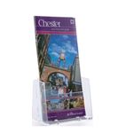 D7555 1/3 A4 Card & Leaflet Holder Clear Acrylic