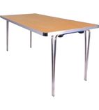 DM610 Contour Folding Table Oak 5ft