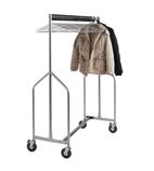 Image of GK912 Heavy Duty Z Garment Rail With 25 Anti Theft Hangers