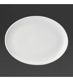 Image of DY322 Pure White Oval Plates 360mm (Pack of 18)