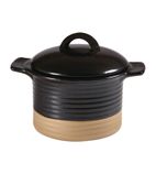 Art de Cuisine Igneous DY788 Black Cocottes 350ml 12oz (Pack of 6)