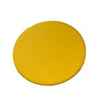 EH121 Yellow Silicone Mat - 90mm Dia x 5mmH