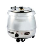 HED232 10 Ltr Stainless Steel Cauldron Style Soup Kettle