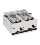 Silverlink 600 DF66 2 x 9 Ltr Electric Countertop Twin Tank Fryer (2 x Baskets)