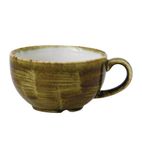 FJ938 Stonecast Plume Olive Cappuccino Cup 8oz (Pack of 12)