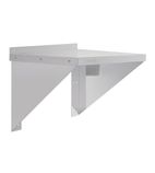 CD550  560w x 460d mm Stainless Steel Wall Shelf