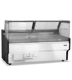 BFG150WHV2 1580mm Wide Flat Glass Serve Over Counter Display Fridge