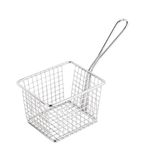 GG867 Chip Basket Square With Handle Large