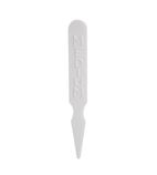 CZ393 Steak Marker Medium White (Pack of 1000)