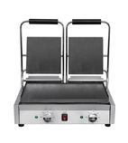Image of DY998 Electric Double Contact Panini Grill - Flat Top & Bottom