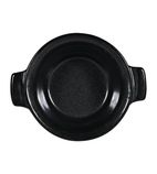 Art de Cuisine Igneous Stoneware DY926 Black Pie Dishes 140mm (Pack of 6)