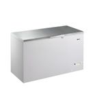Image of CF 41S XLE 360 Ltr White Low-Energy Chest Freezer With Stainless Steel Lid