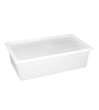 GJ512 Polypropylene 1/1 Gastronorm Container with Lid 150mm (Pack of 2)