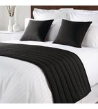 Image of Maurice GW168 Square Cushion Unpiped Black