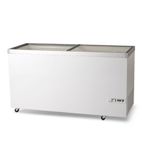 IKG505 492 Ltr White Display Chest Freezer With Glass Lid