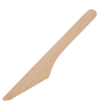 Image of CD902 Disposable Wooden Knives (Pack of 100)