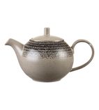 Studio Prints Homespun DM434 Charcoal Black Teapot 426ml (Pack of 4)