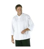 A598-L Tours Cool Vent Unisex Chefs Jacket White L
