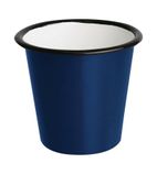 Enamel Sauce Cup Blue and Black