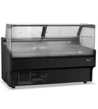 BFG150BKV2 1580mm Wide Flat Glass Serve Over Counter Display Fridge