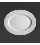 VV676 Willow Oval Plate. length 330mm. (Pack of 12)