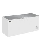 ECO DESIGN EL71SS 691 Ltr White Chest Freezer With Stainless Steel Lid