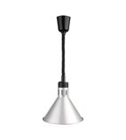 DR577 Rise & Fall Conical Heat Shade Silver Finish