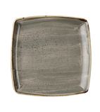 DK563 Deep Square Plates Peppercorn Grey 260mm (Pack of 6)
