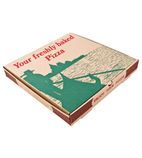 Image of GG999 Compostable Printed Pizza Boxes 14" (Pack of 50)